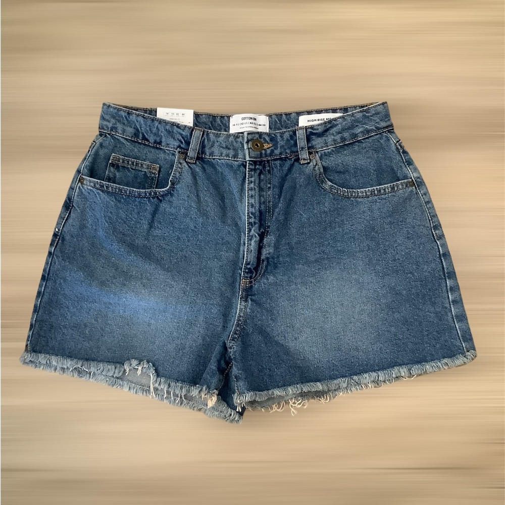 High Rise Mom Shorts